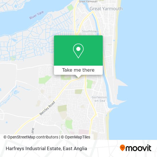 Harfreys Industrial Estate map