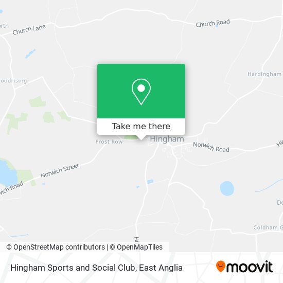 Hingham Sports and Social Club map