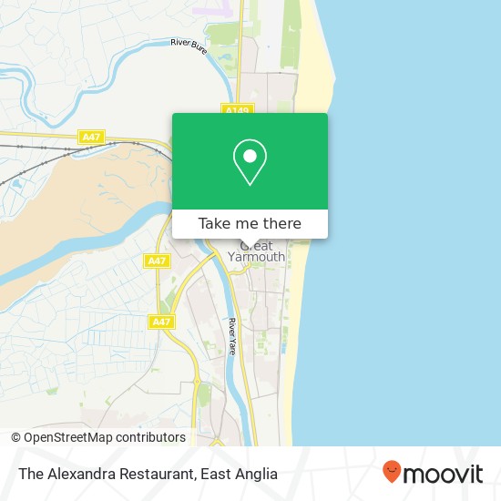 The Alexandra Restaurant map