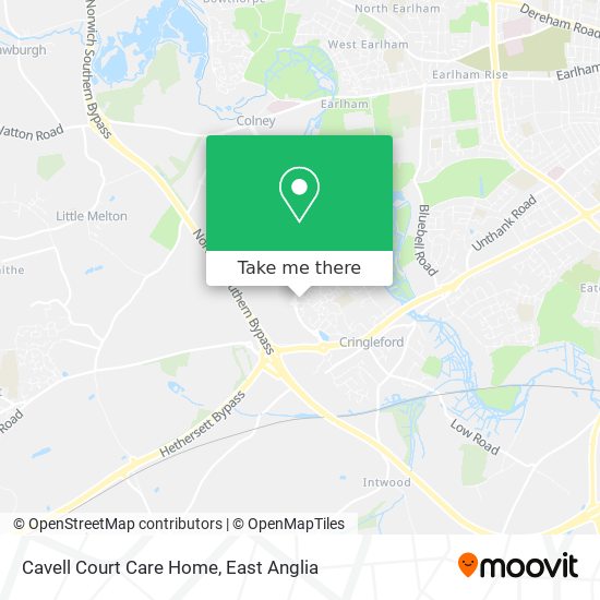 Cavell Court Care Home map