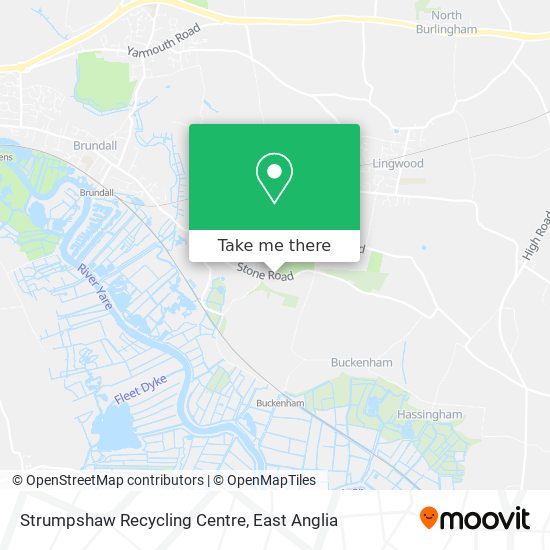 Strumpshaw Recycling Centre map