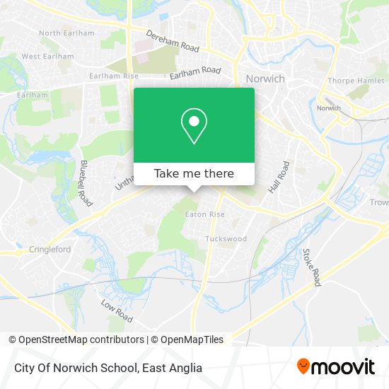 City Of Norwich School map