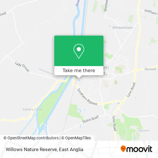 Willows Nature Reserve map