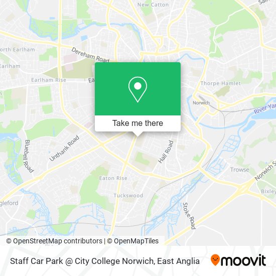 Staff Car Park @ City College Norwich map