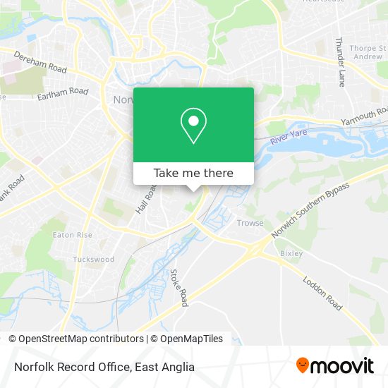 Norfolk Record Office map