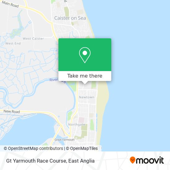 Gt Yarmouth Race Course map