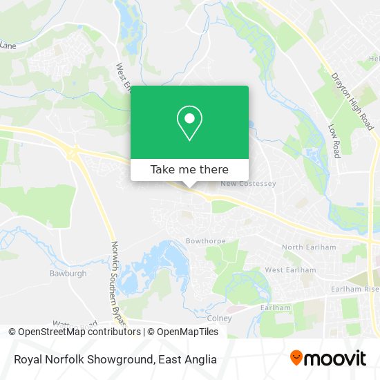 Royal Norfolk Showground map