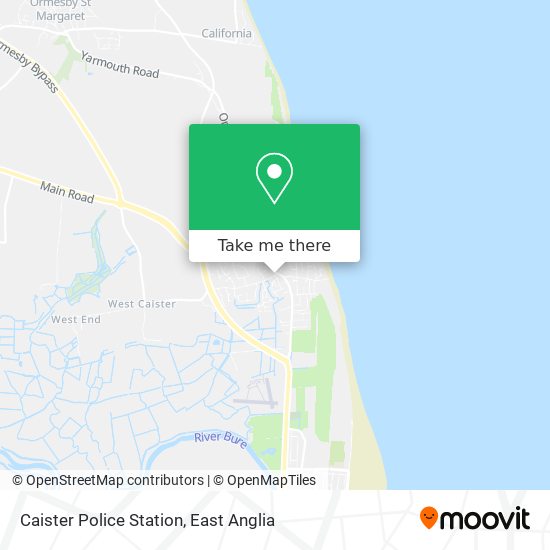 Caister Police Station map