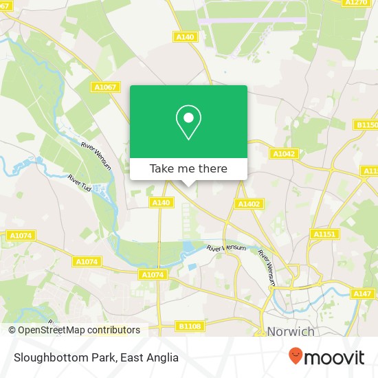 Sloughbottom Park map