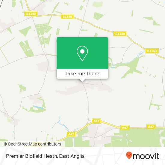 Premier Blofield Heath map
