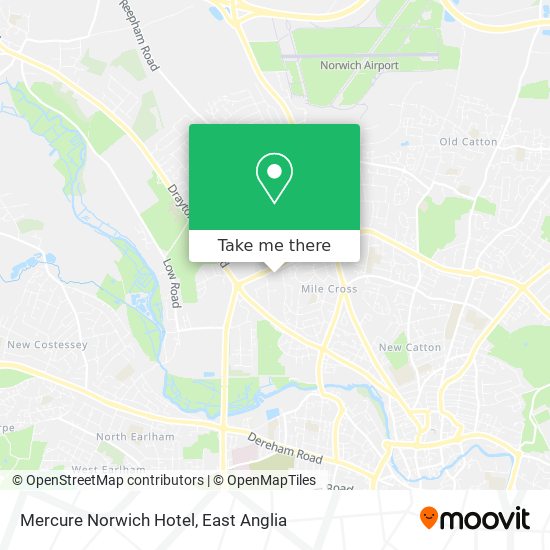Mercure Norwich Hotel map