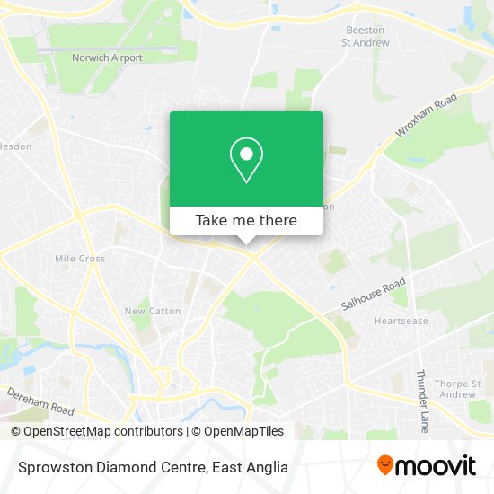 Sprowston Diamond Centre map