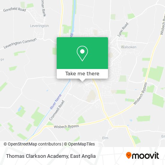 Thomas Clarkson Academy map