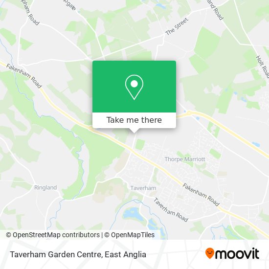 Taverham Garden Centre map