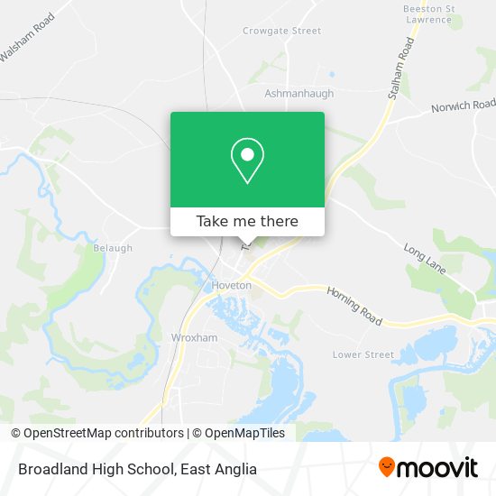 Broadland High School map