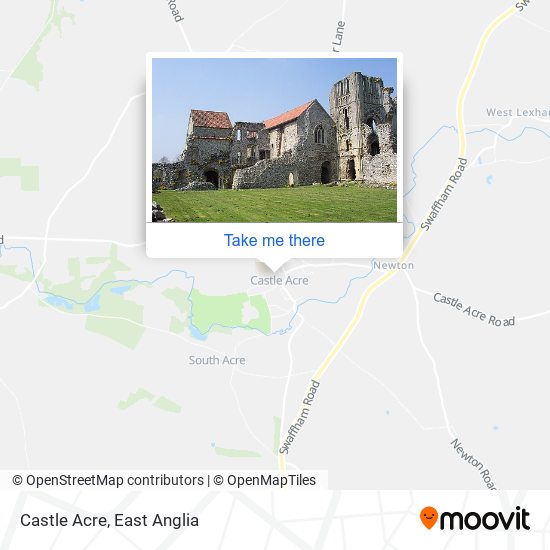 Castle Acre map