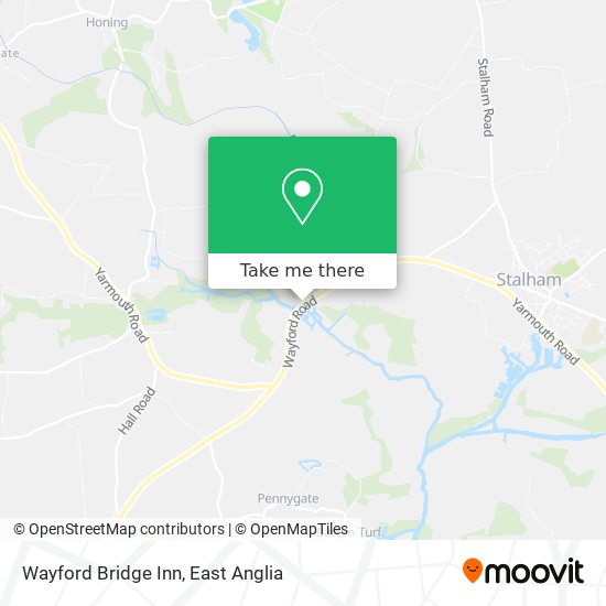 Wayford Bridge Inn map
