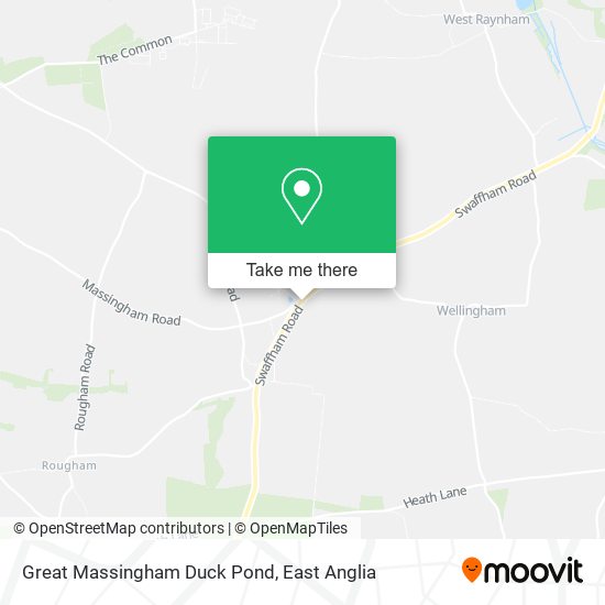 Great Massingham Duck Pond map