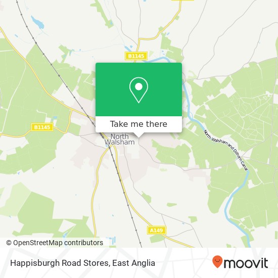 Happisburgh Road Stores map