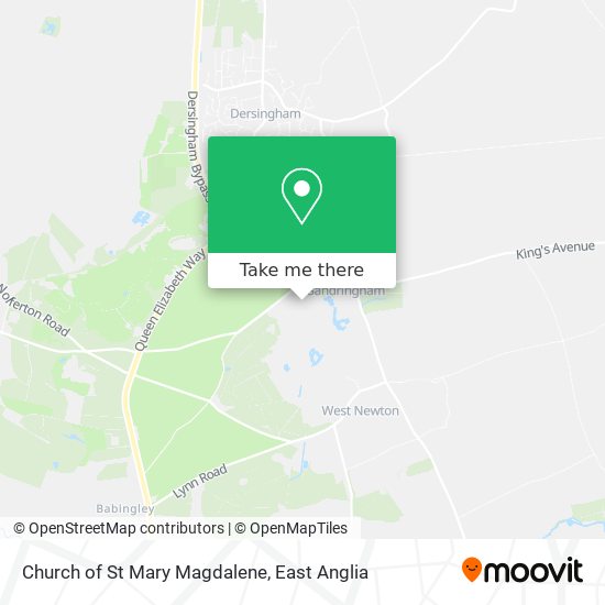 Church of St Mary Magdalene map