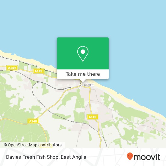 Davies Fresh Fish Shop map