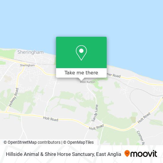 Hillside Animal & Shire Horse Sanctuary map