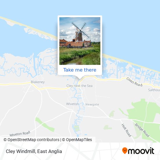 Cley Windmill map
