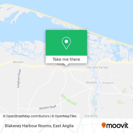 Blakeney Harbour Rooms map