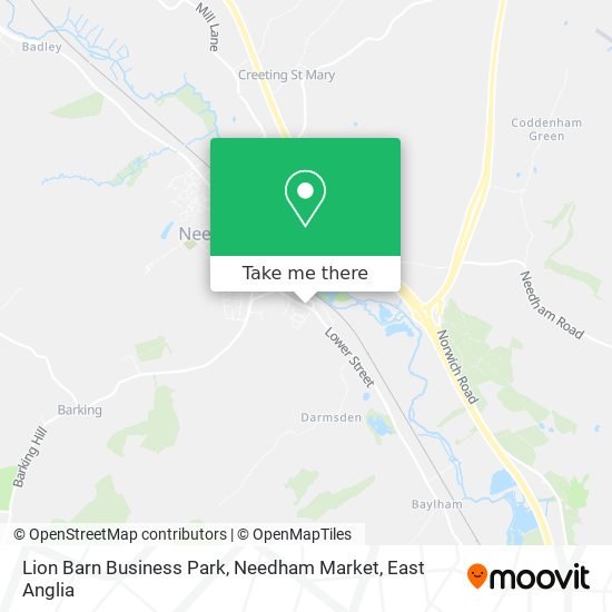 Lion Barn Business Park, Needham Market map