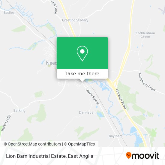 Lion Barn Industrial Estate map