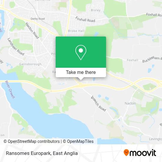 Ransomes Europark map