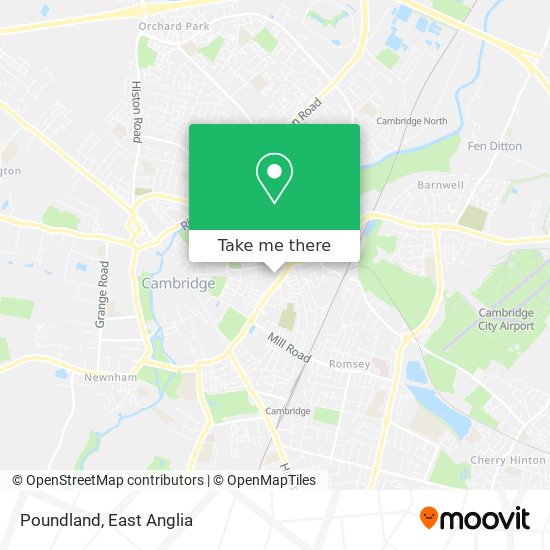 Poundland map