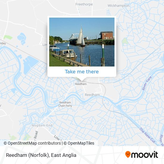 Reedham (Norfolk) map