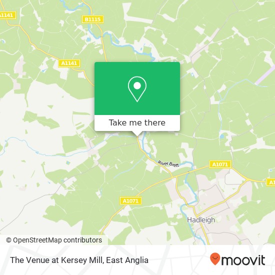 The Venue at Kersey Mill map