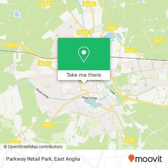 Parkway Retail Park map