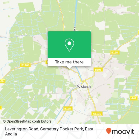 Leverington Road, Cemetery Pocket Park map