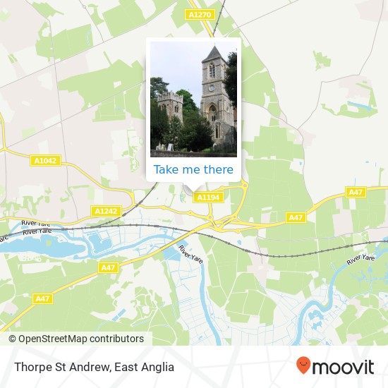 Thorpe St Andrew map