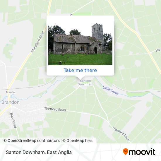 Santon Downham map