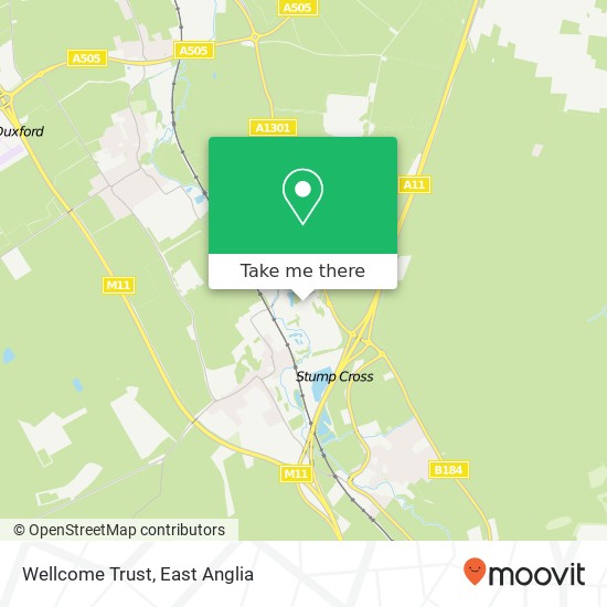 Wellcome Trust map