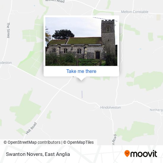 Swanton Novers map