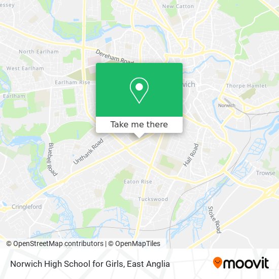 Norwich High School for Girls map