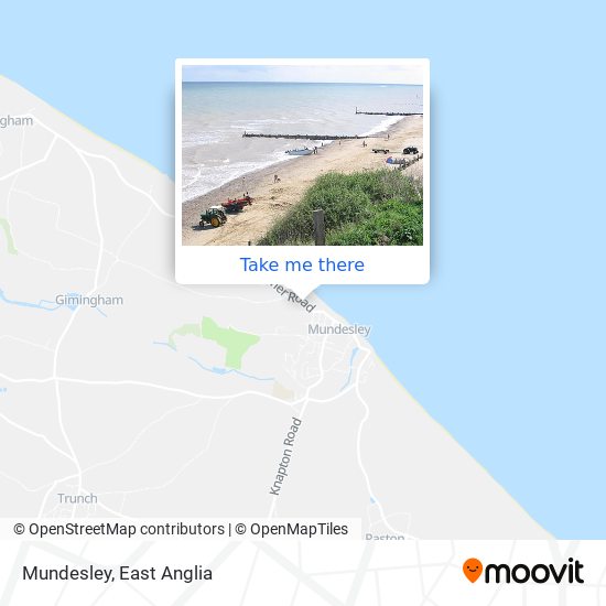 Mundesley map