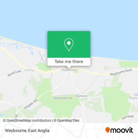 Weybourne map