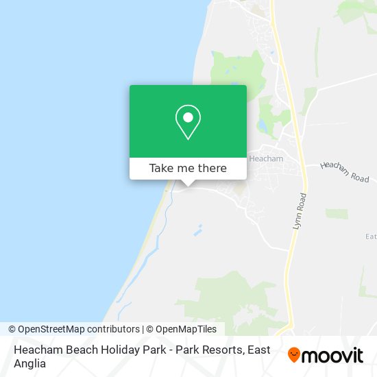 Heacham Beach Holiday Park - Park Resorts map