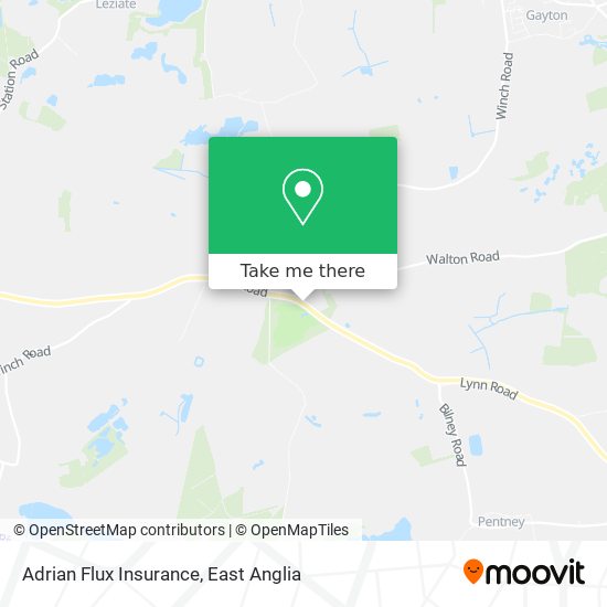 Adrian Flux Insurance map