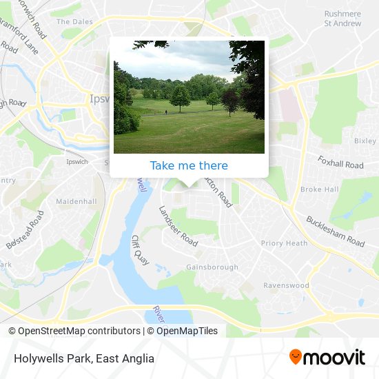 Holywells Park map