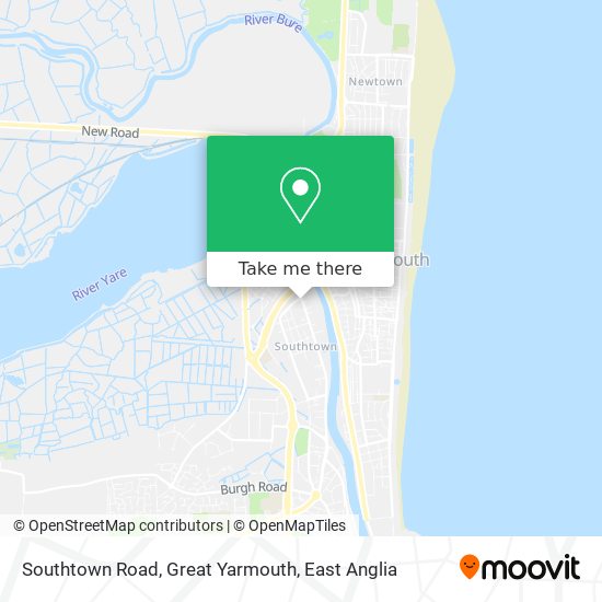Southtown Road, Great Yarmouth map