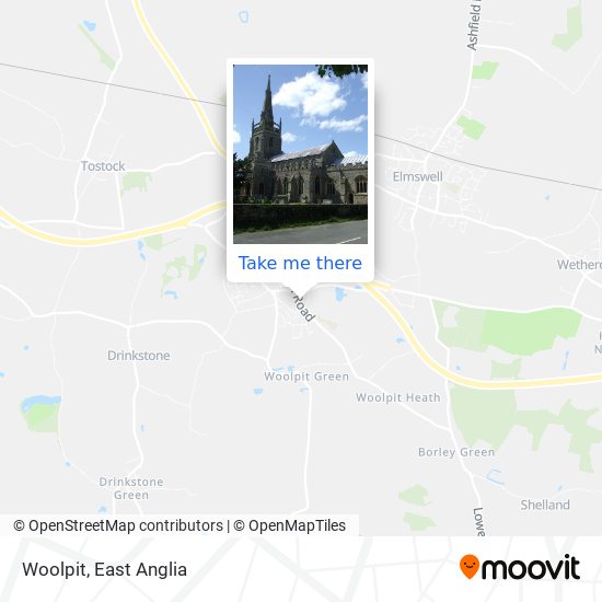 Woolpit map