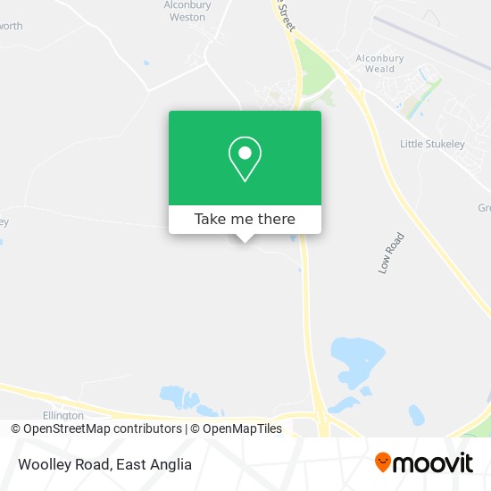 Woolley Road map