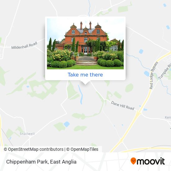 Chippenham Park map